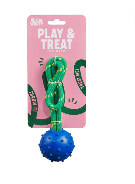 Dog Toy Play & Treat